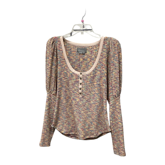 Top Long Sleeve By Anthropologie In Multi-colored, Size: S