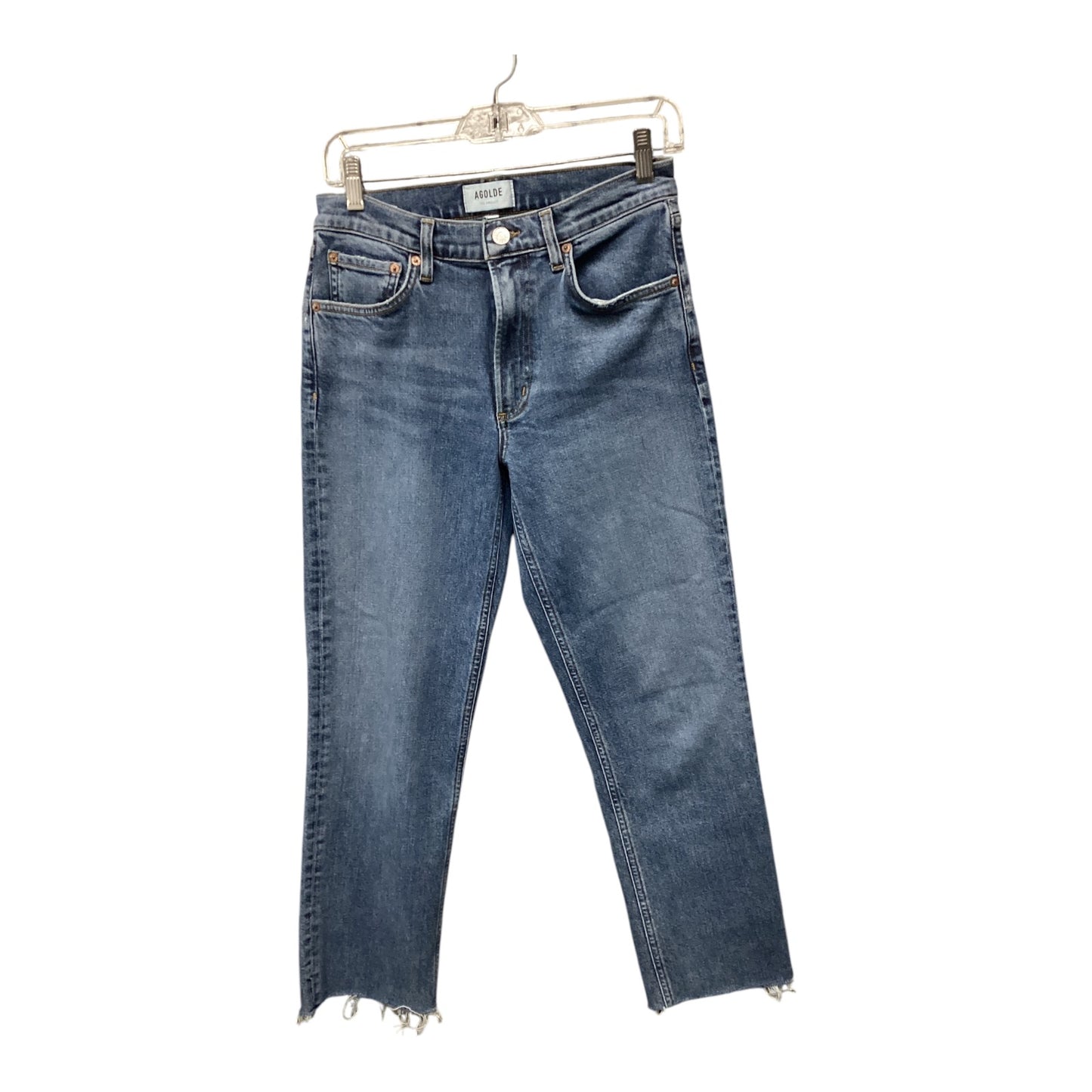 Jeans Boyfriend By Agolde In Blue Denim, Size: 2