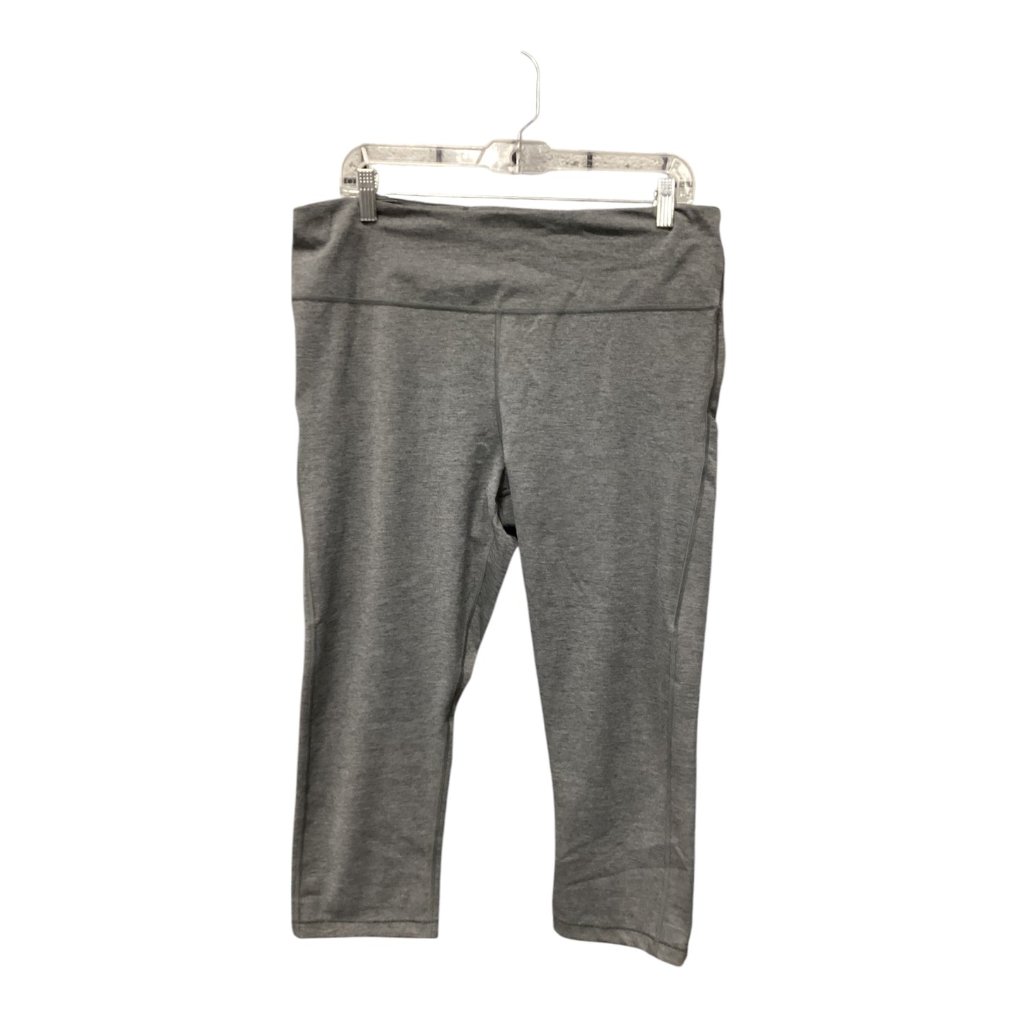 Athletic Capris By Athleta In Grey, Size: Xl