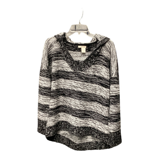 Sweater By Dkny In Black & White, Size: S