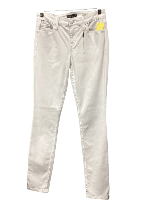 Jeans Skinny By Level 99 In White Denim, Size: 6