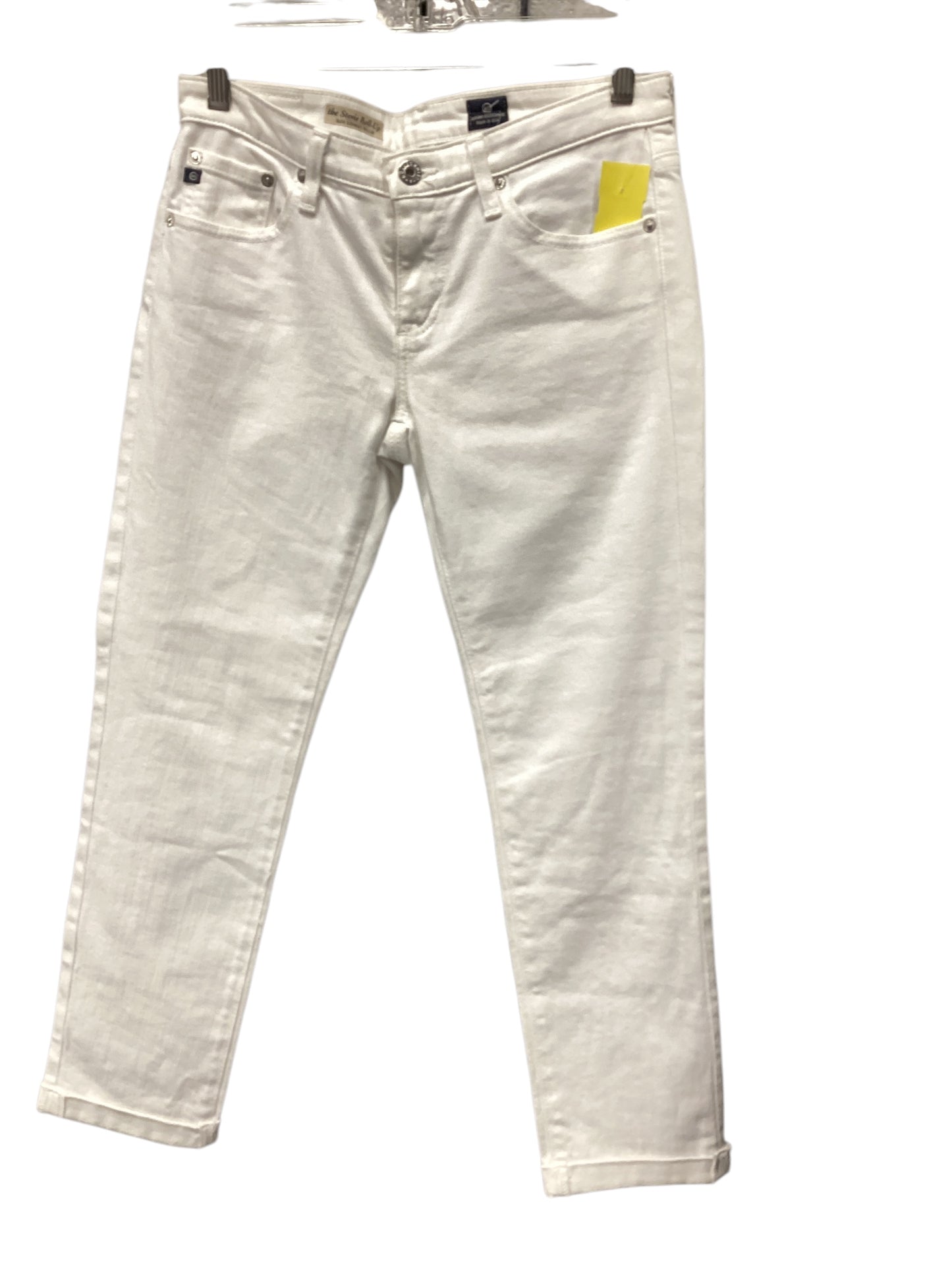 Jeans Skinny By Adriano Goldschmied In White Denim, Size: 4