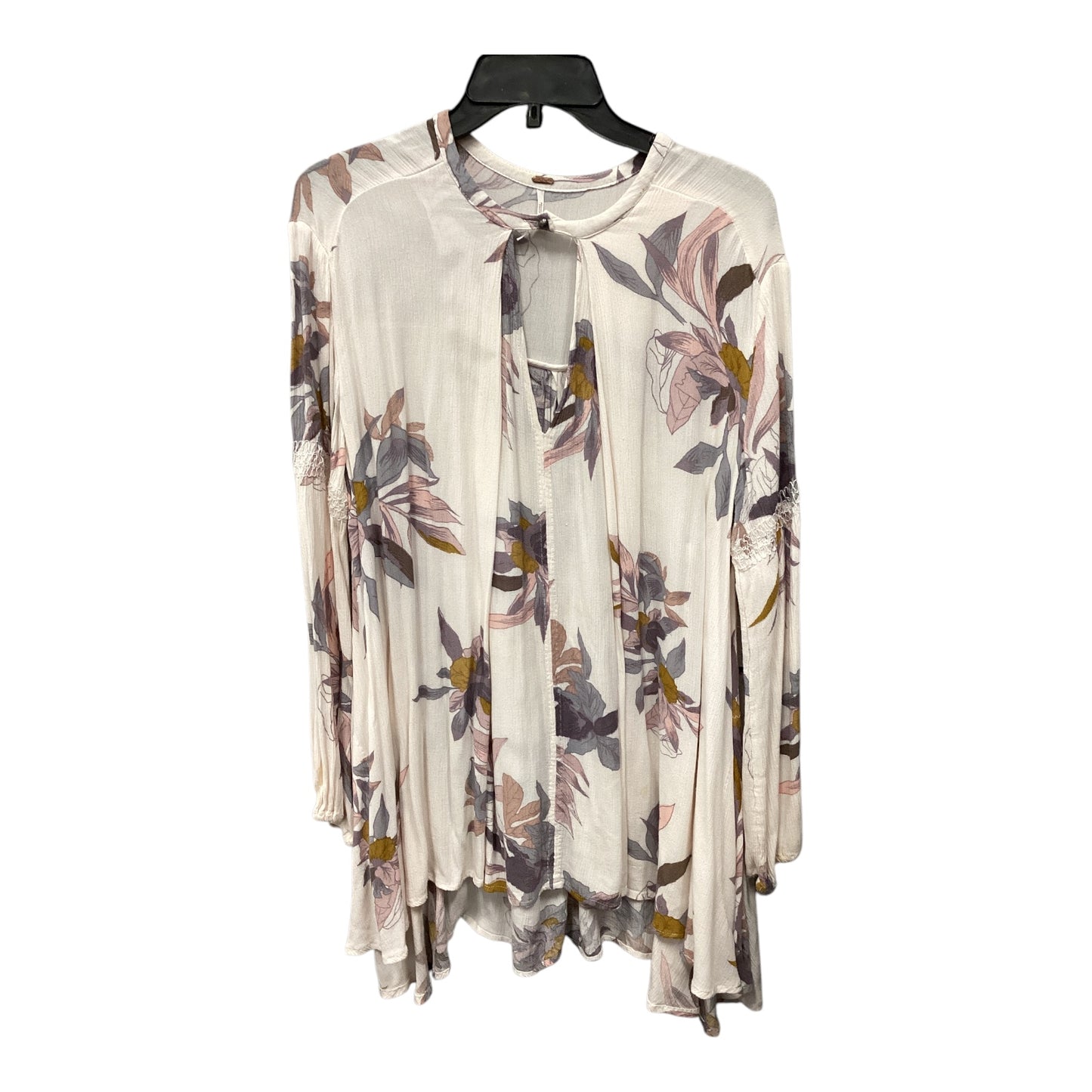 Top Long Sleeve By Free People In Multi-colored, Size: Xs