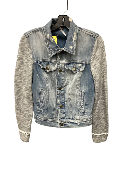 Jacket Denim By Free People In Blue Denim, Size: S