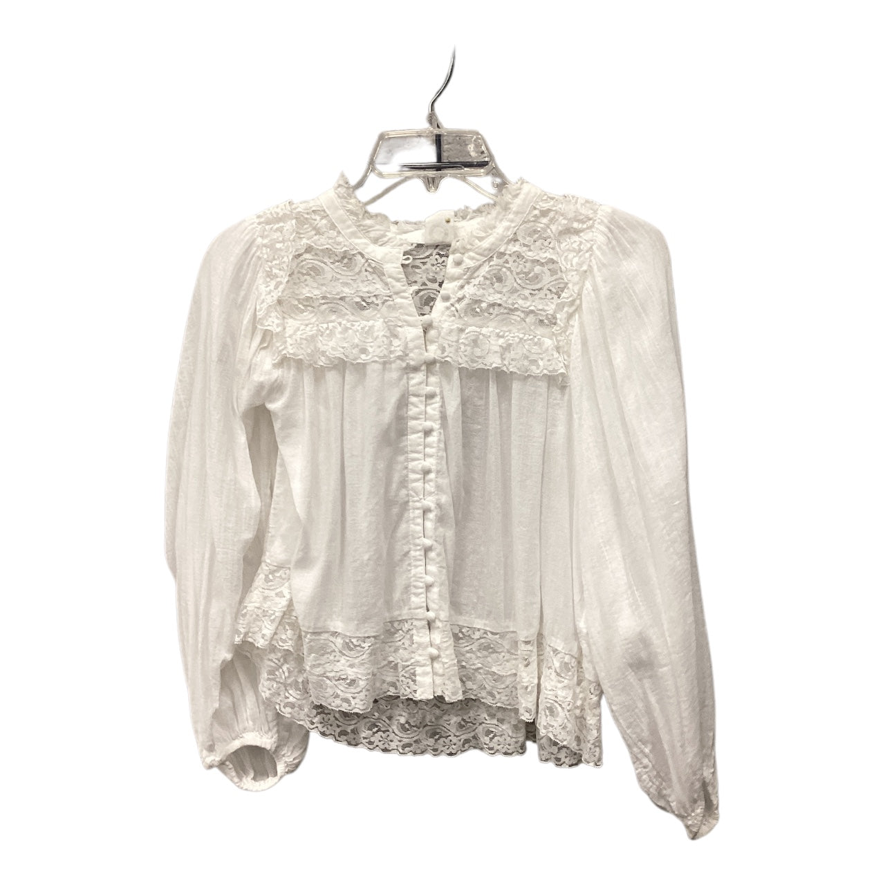 Top 3/4 Sleeve By Akemi And Kin In White, Size: 6