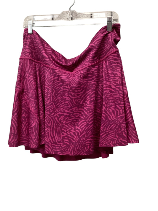 Athletic Skort By Athleta In Pink & Purple, Size: 2x