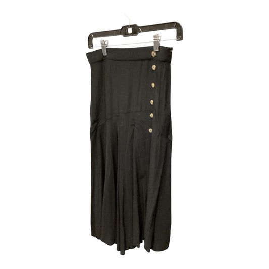 Skirt Midi By Zara In Black, Size: S