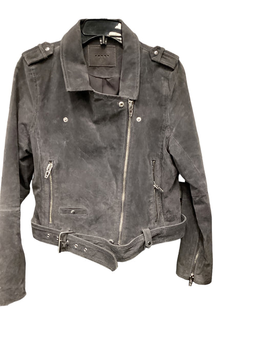 Jacket Moto Leather By Blanknyc In Grey, Size: L