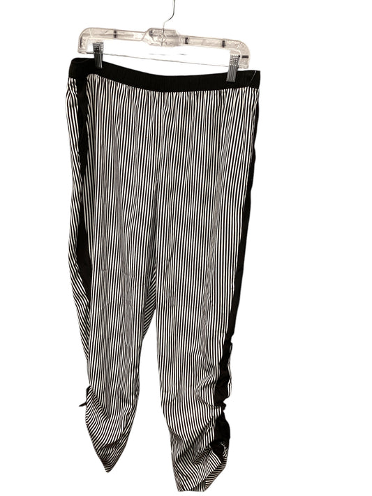 Pants Lounge By Chicos In Striped Pattern, Size: 12